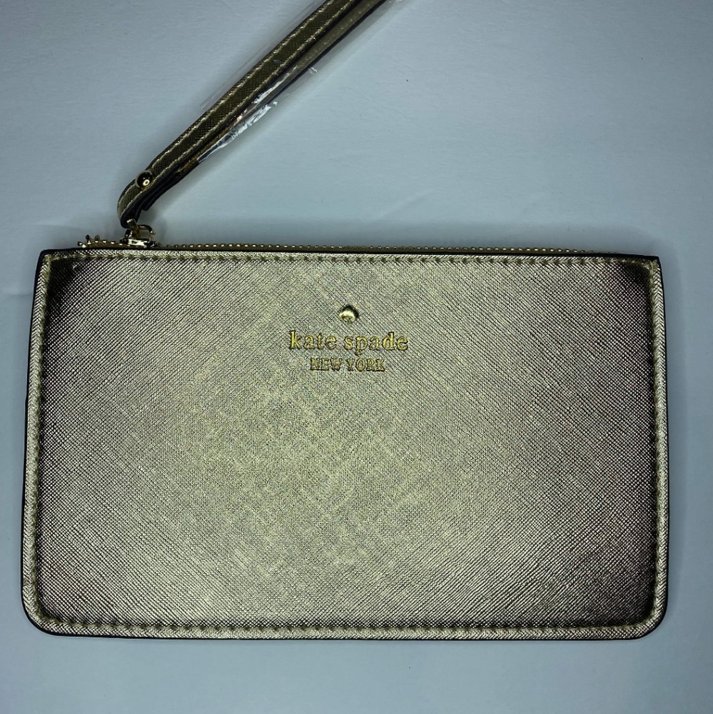 Gold Kate Spade Wristlet ♠️